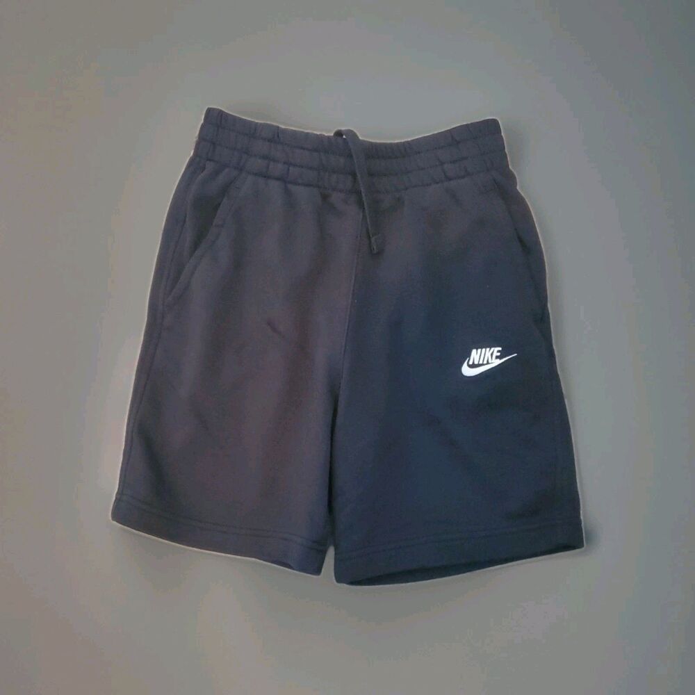 Nike & AIR Jordan Boys Youth Shorts Lot of 5 Sz LARGE Cotton Jogger Black Blue - Picture 12 of 14